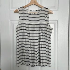 F&F pleated striped tank top